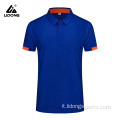 Oem Men TShirt Logo personalizzato Color Blocking Fitness